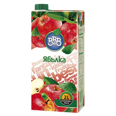 Сок ВВВ Ябълка 2 л