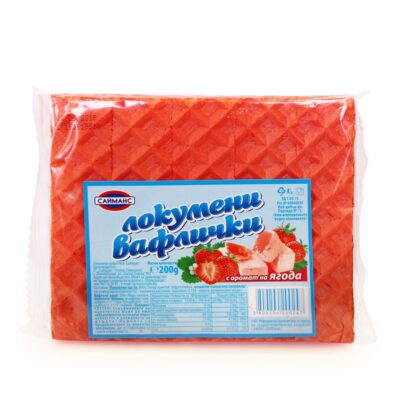 Вафли Локумени Ягода Сайманс